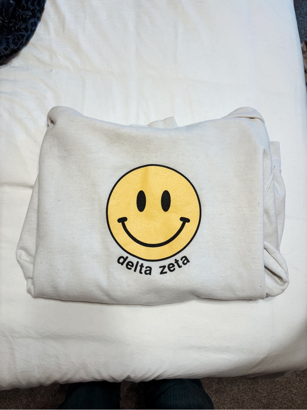 Delta Zeta Smiley Face Sweatshirt